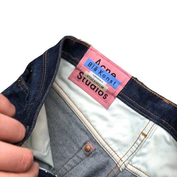 Acne Studios Jeans Size 28 River Indigo Blue - Picture 8 of 11
